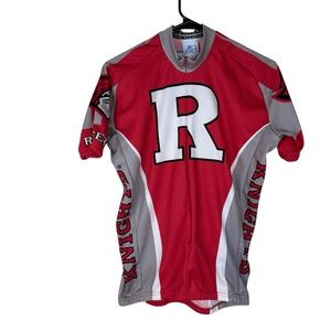 Adrenaline Men’s‎ Red and Gray Cycling Jersey with 'R' Logo Size M